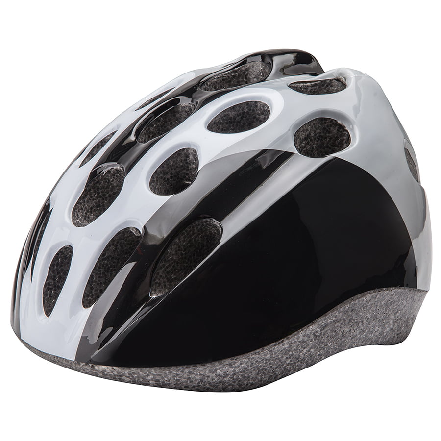 Шлем велосипедный защитный STELS HB5-3_d размер M черно-бело-серый