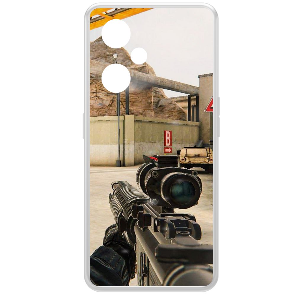

Чехол-накладка Clear Case Cтандофф 2 (Standoff 2) - Оптика для OnePlus Nord CE 3 Lite, Прозрачный