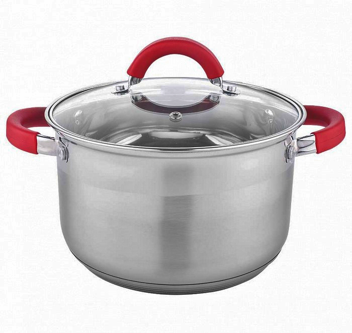 

Кастрюля Webber 5.1 литра, Серебристый