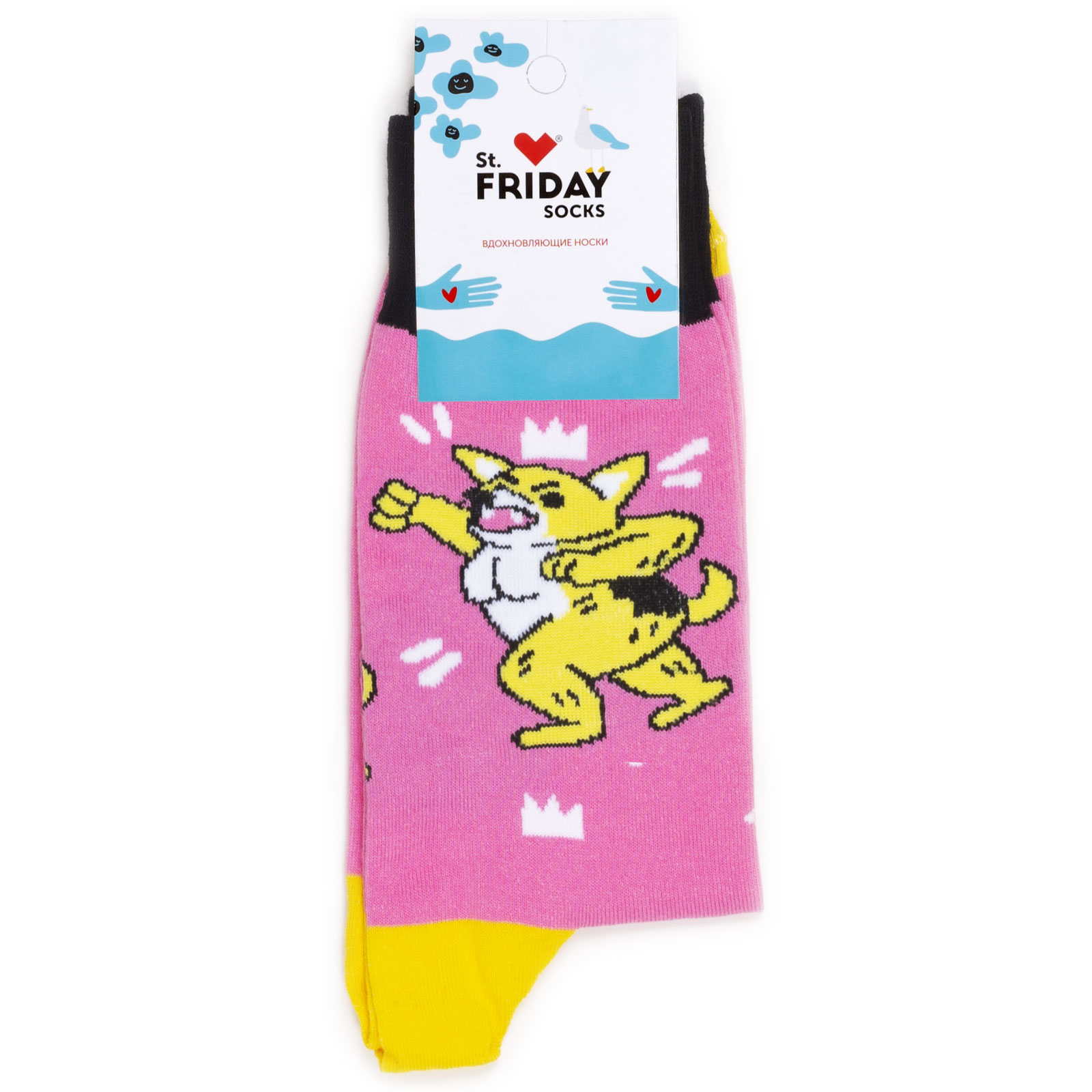 

Носки унисекс St. Friday Socks Кинг корг розовые 38-41, Розовый, Кинг корг