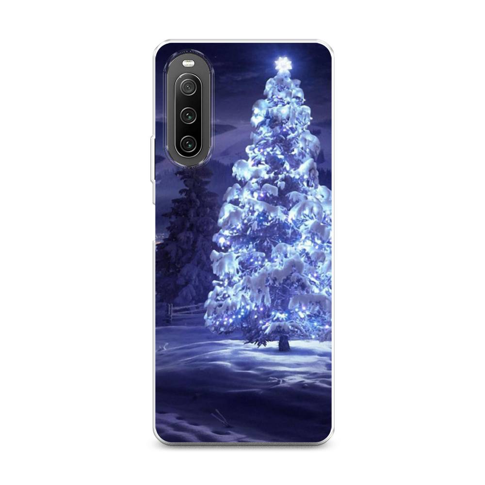 

Чехол на Sony Xperia 10 IV "Зима 4", Синий;черный;белый, 55250-2