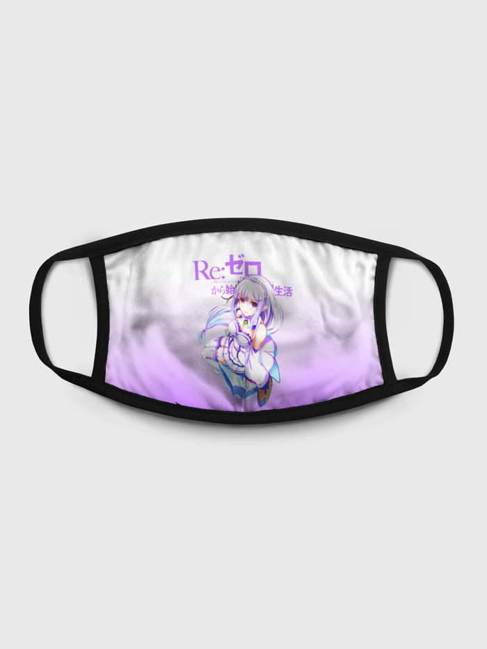 

Многоразовая маска унисекс Burnettie Re Zero. Эмилия, Разноцветный, Re Zero. Эмилия