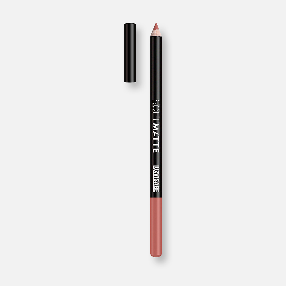 карандаш для губ luxvisage тон 75 розово бежевый нюд Карандаш для губ LUXVISAGE Soft Matte матовый, мягкий, тон 609 Caramel, 1,5 г