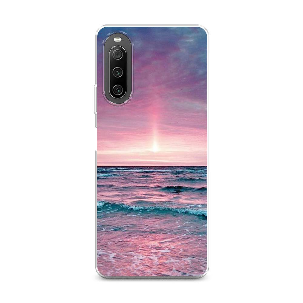 

Чехол на Sony Xperia 10 IV "Восход 3", Розовый;голубой, 55250-2