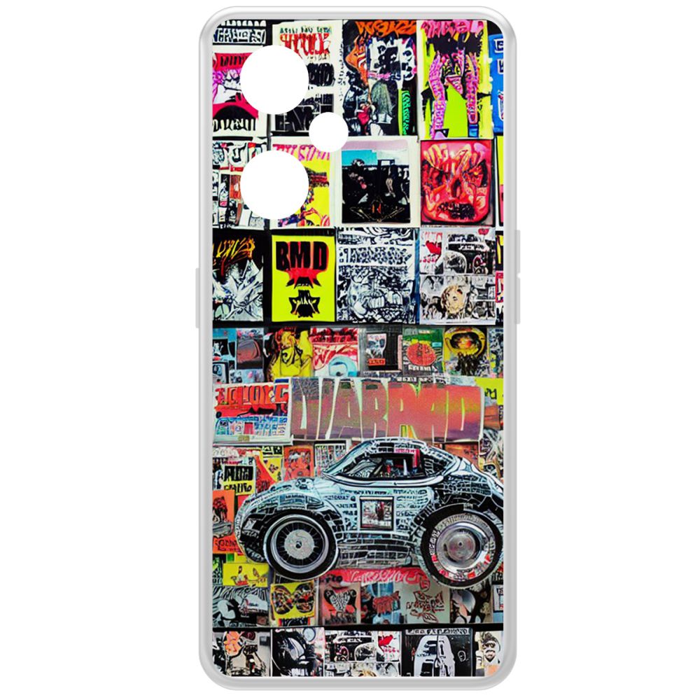 

Чехол-накладка Krutoff Clear Case Автопамфлет для OnePlus Nord CE 3 Lite, Прозрачный