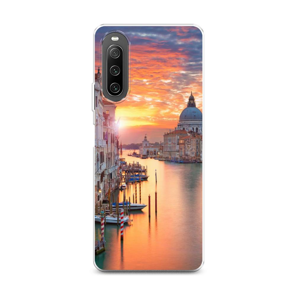 

Чехол на Sony Xperia 10 IV "Восход 11", Розовый;оранжевый, 55250-2