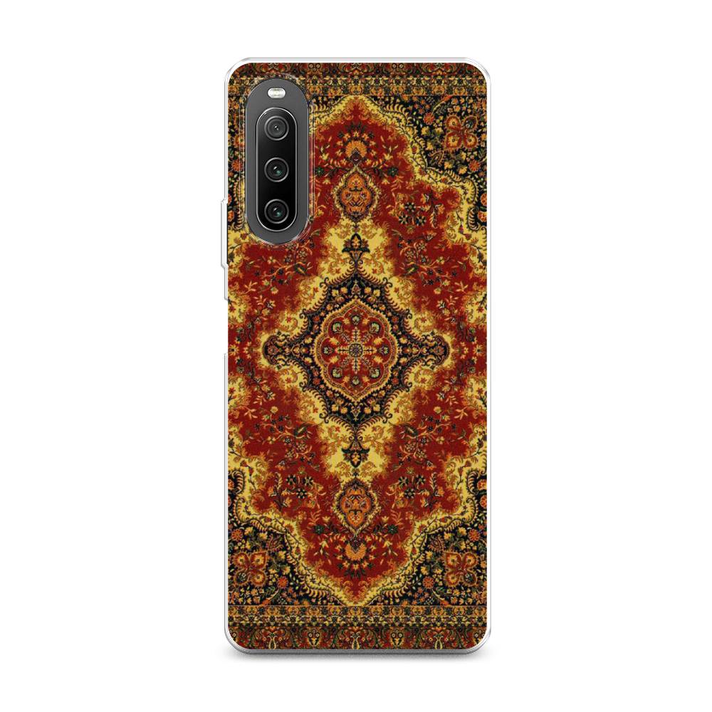 

Чехол на Sony Xperia 10 IV "Ковер", Коричневый;золотистый;красный, 55250-3
