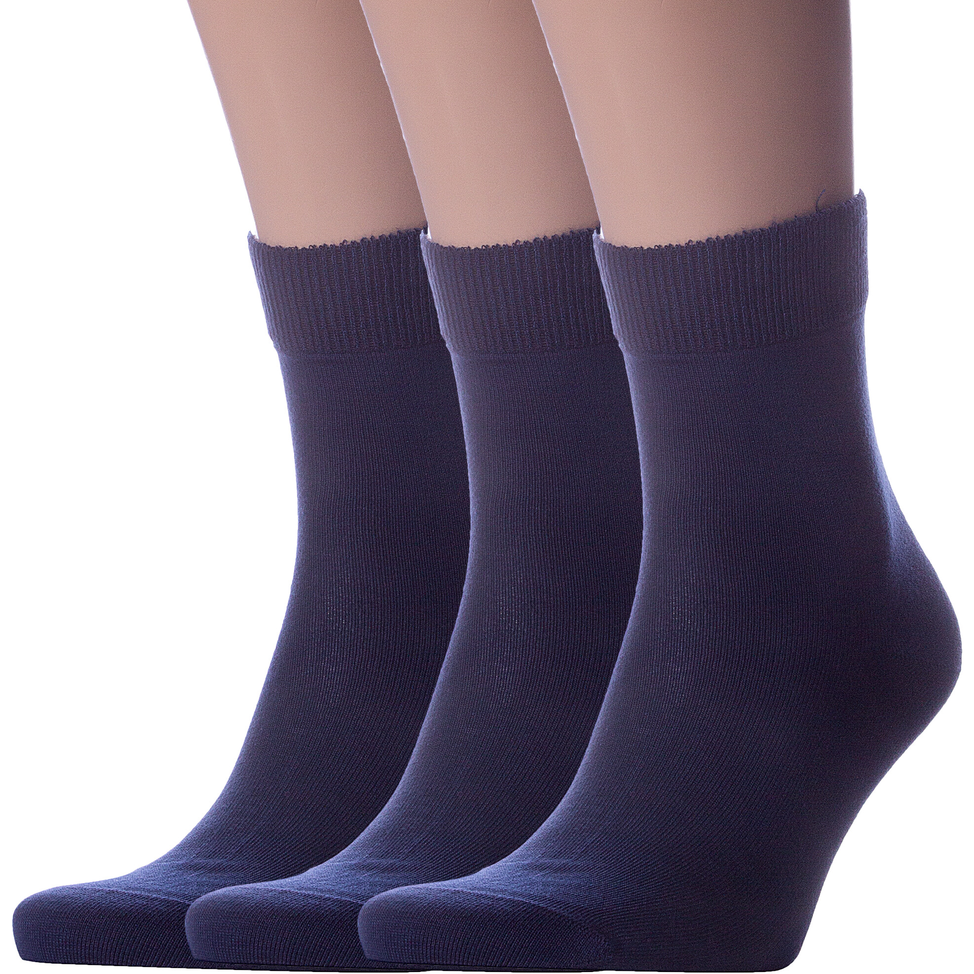 Комплект носков мужских LorenzLine 3-Н17 синих 25, 3 пары