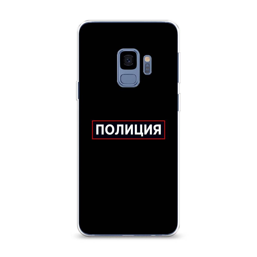 

Чехол Awog на Samsung Galaxy S9 "Police logo", Черный;белый;красный, 25750-5