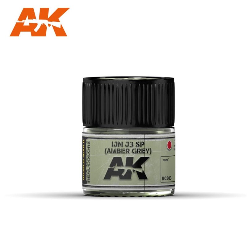 фото Краска акриловая ak interactive ijn j3 sp amber grey, 10 мл