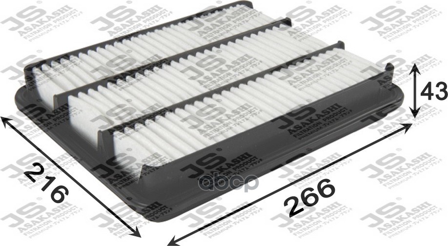 

Фильтр воздушный JS ASAKASHI A9616, A9616