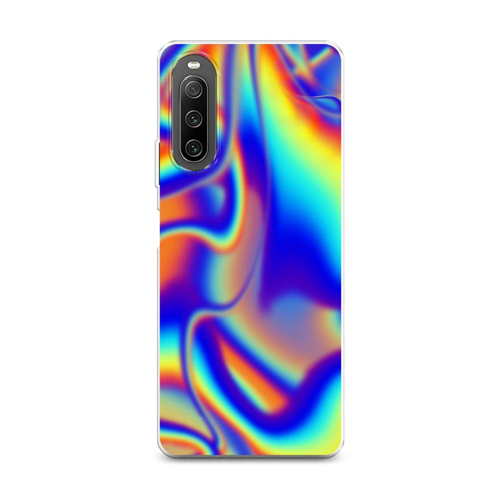 

Чехол на Sony Xperia 10 IV "Яркая голограмма", Разноцветный, 55250-3