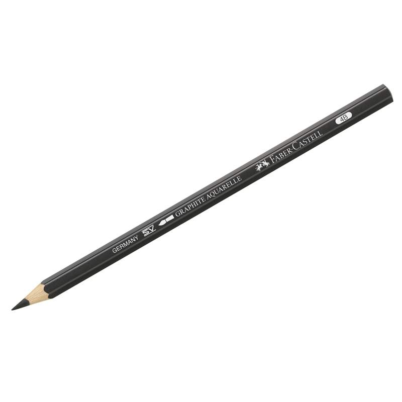 

Карандаши чернографитные FABER-CASTELL "Graphite Aquarelle" 4B, арт. 331486 - (6 шт.)