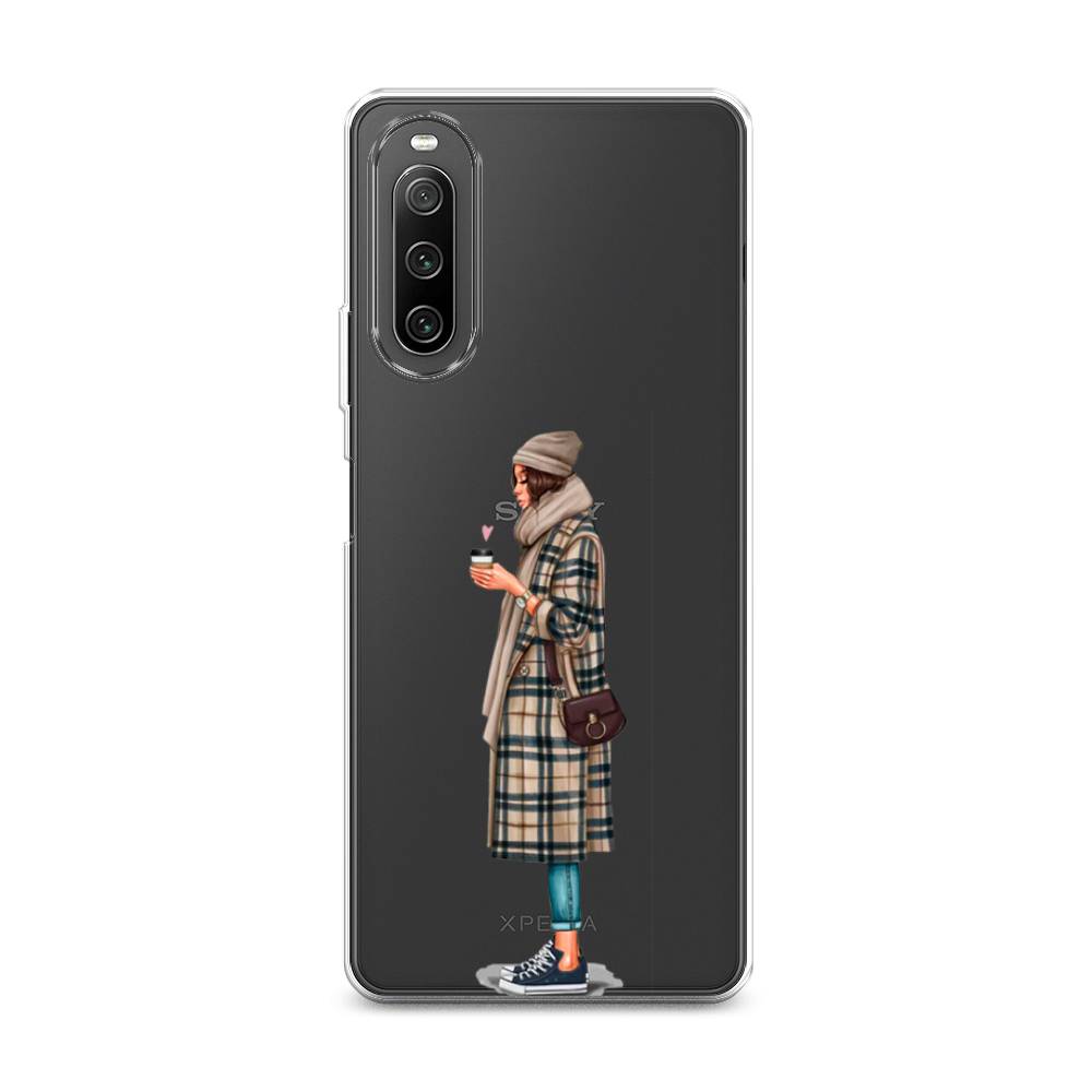 

Чехол на Sony Xperia 10 IV "Утренний кофе", Коричневый;бежевый, 55250-6