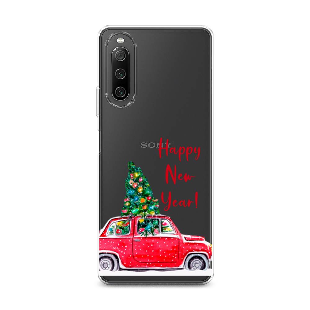 

Чехол на Sony Xperia 10 IV "Happy New Year", Красный;зеленый, 55250-5