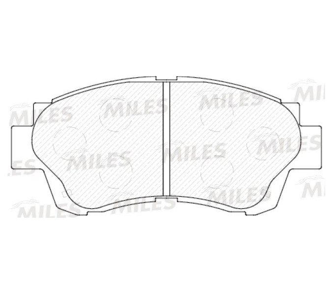 

Колодки тормозные передние Toyota Celica 93>99 Miles E100353