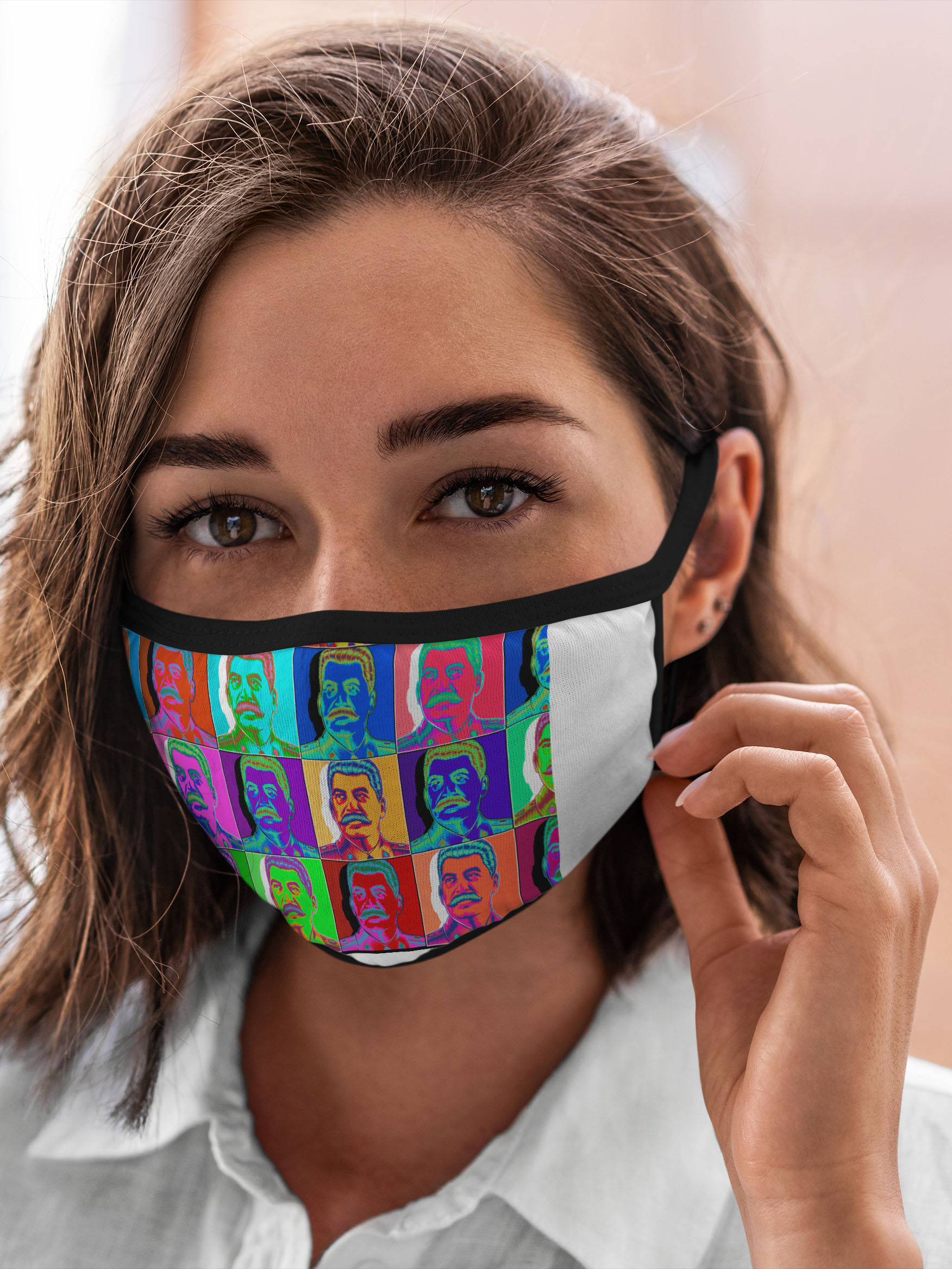 

Многоразовая маска унисекс Burnettie Разные Stalin Pop Art, Разноцветный, Разные Stalin Pop Art
