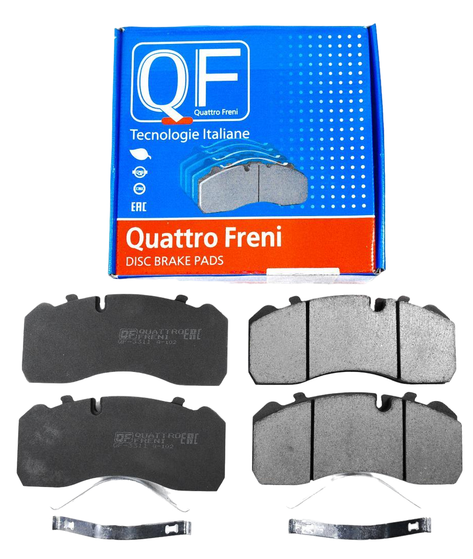 

КОЛОДКИ ТОРМОЗНЫЕ FR RR С ПРУЖИНАМИ SAF QUATTRO FRENI QF71151