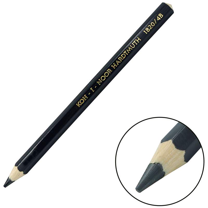 

Карандаши чернографитные KOH-I-NOOR "Jumbo 1820" 4B, арт. 332862 - (12 шт.)