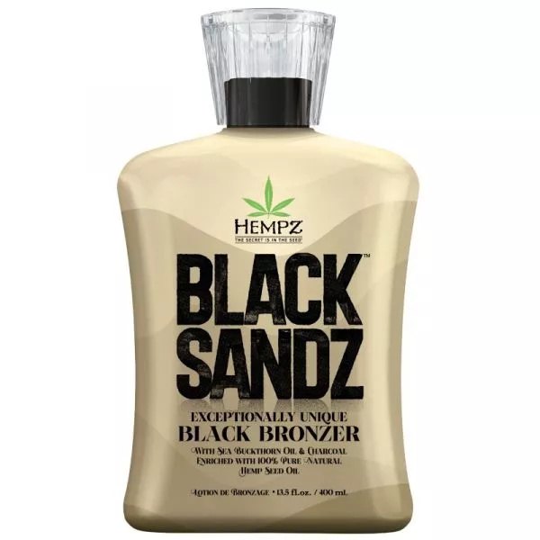 Лосьон-активатор загара Hempz Black Sandz в солярии на солнце 400 мл