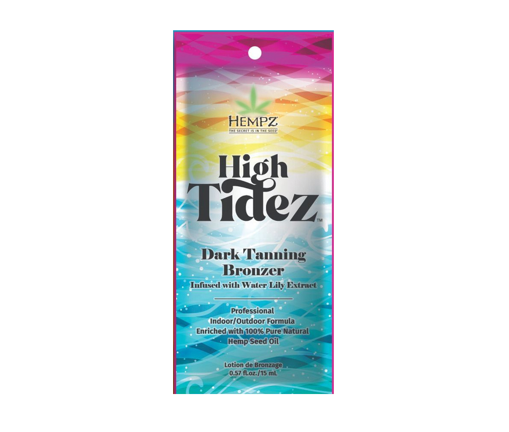 Крем для солярия Hempz High Tidez с бронзатором загара на солнце 15 мл активатор загара histan quick tan