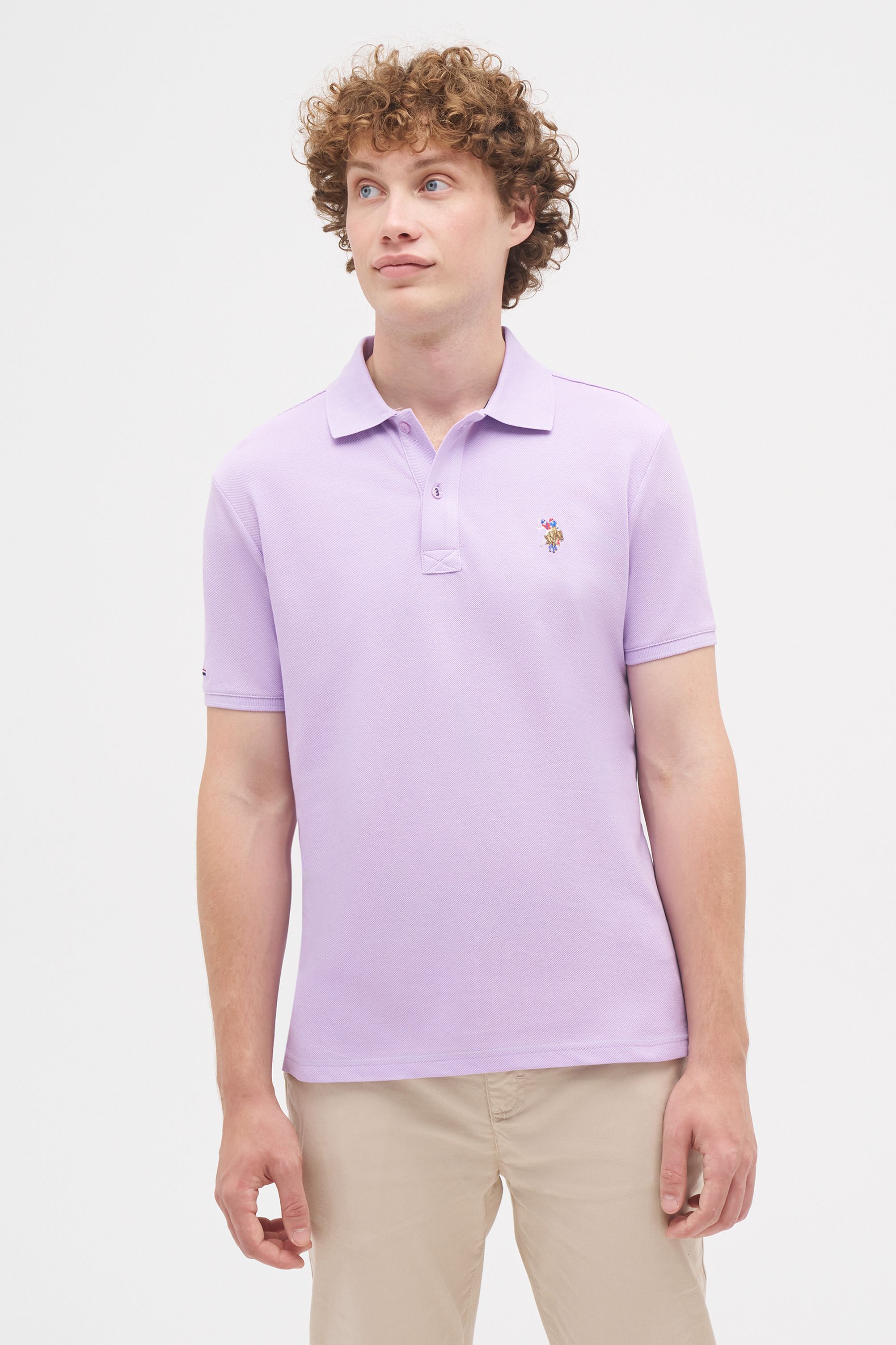 Футболка мужская U.S. POLO Assn. G081SZ0110TP10IY024 фиолетовая M U.S. POLO ASSN. фиолетовый