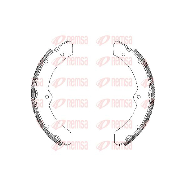 

Колодки тормозные передние Nissan Micra II 92>03 REMSA 043100