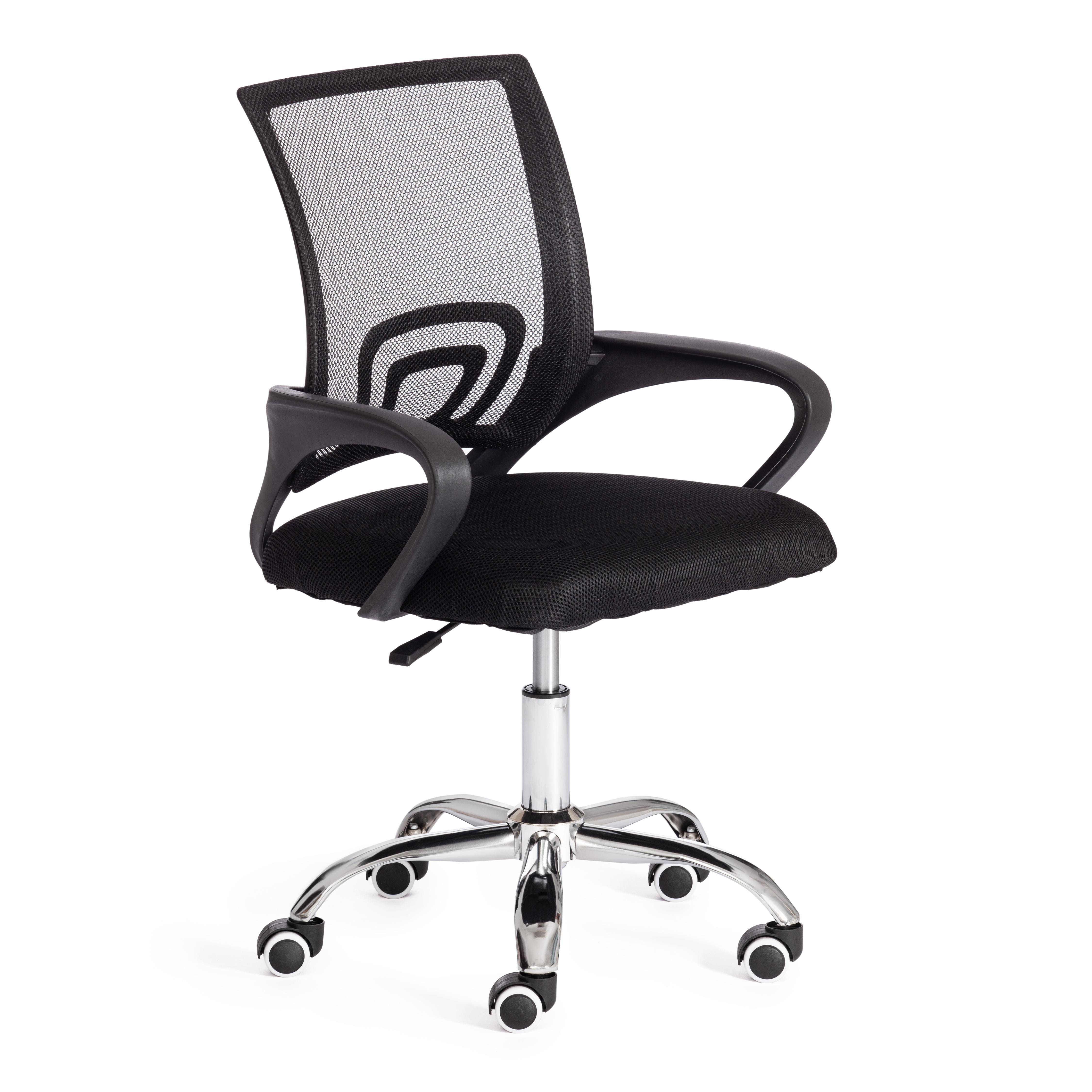 

Кресло компьютерное TetChair BM-520M на колёсиках с подлокотниками, ткань, черный, BM-520M