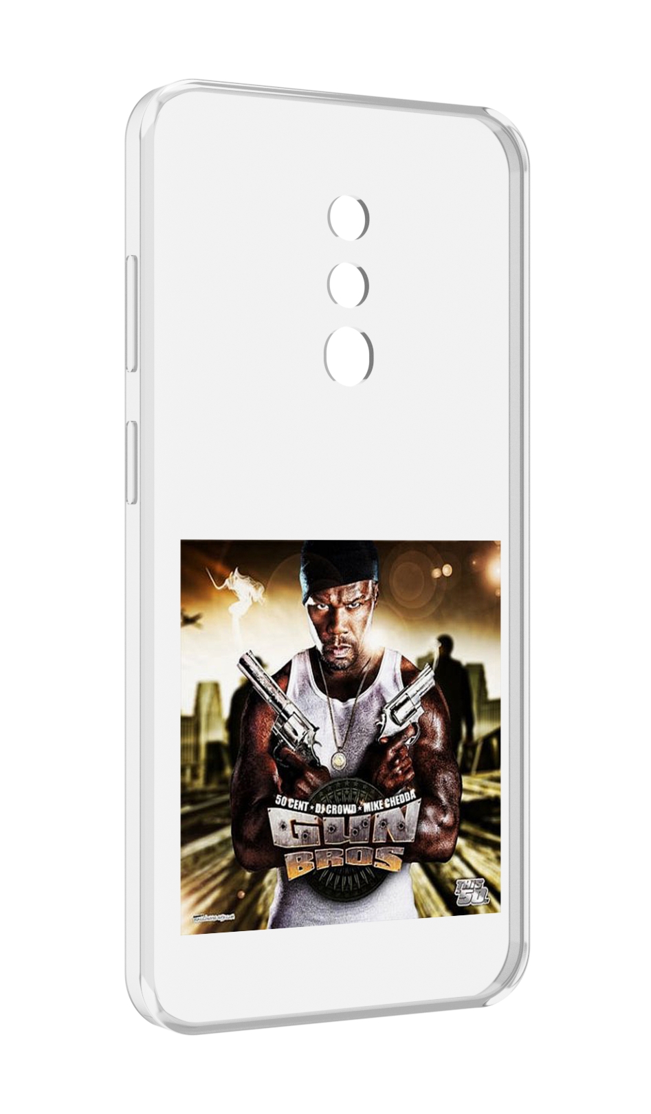 

Чехол MyPads 50 Cent - Gun Bros для Blackview BV5200, Прозрачный, Tocco