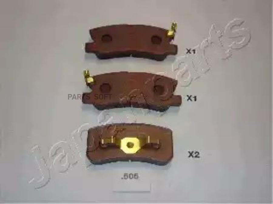 

Тормозные колодки Japanparts задние PP505AF