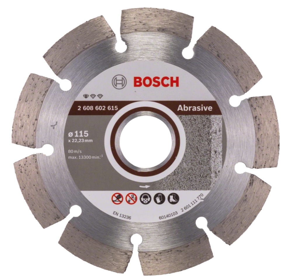 Алмазный диск Bosch 115х22,23 мм Standard for Abrasive диск алмазный d bor алмазный диск standard ts 15 230x2 6x22 23 s ts 15 0230 022 d bor