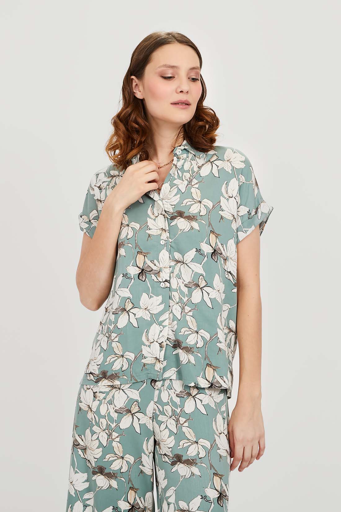 

Блуза женская Baon B1922030 белая 2XL, B1922030