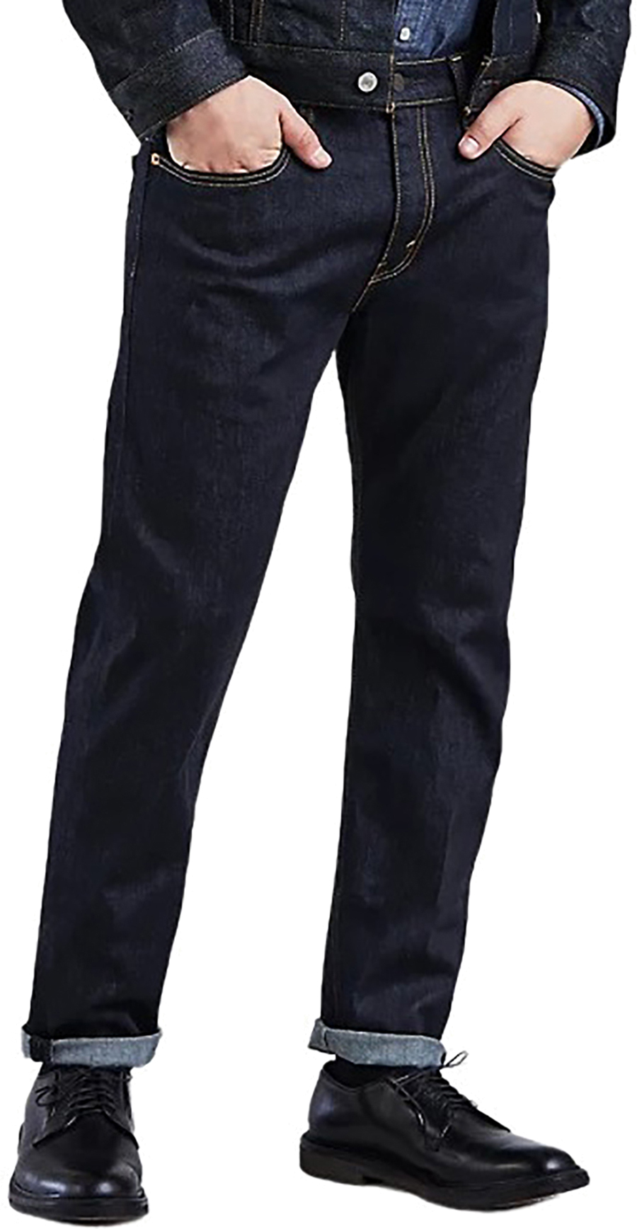 

Джинсы мужские Levi's Men 502 Regular Taper Jeans синие 28/32, Синий, Men 502 Regular Taper Jeans