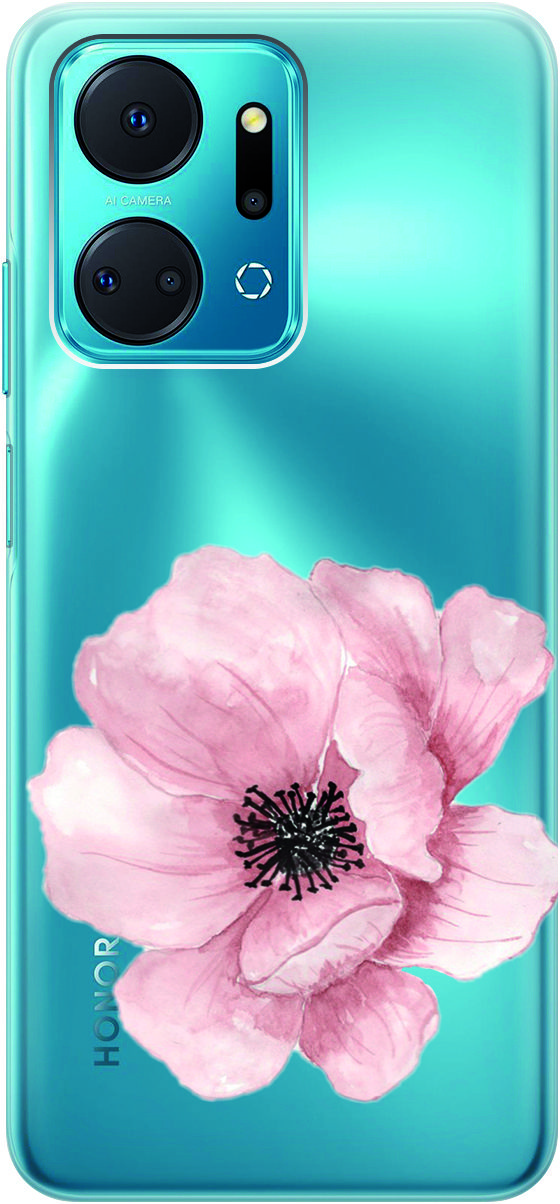 Силиконовый чехол на Honor X7a с 3D принтом 