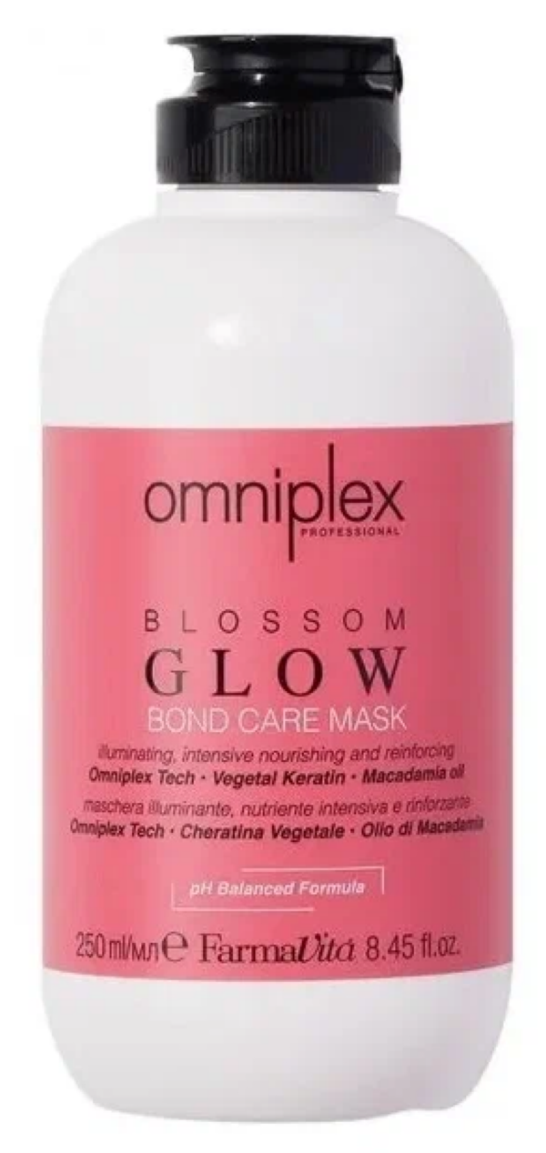 Маска для волос FarmaVita Omniplex Blossom Glow восстанавливающая, 250 мл
