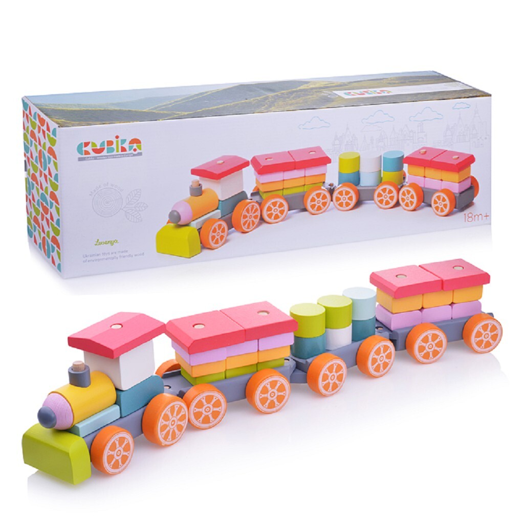 

Деревянная игрушка Сибирские игрушки Поезд 13319