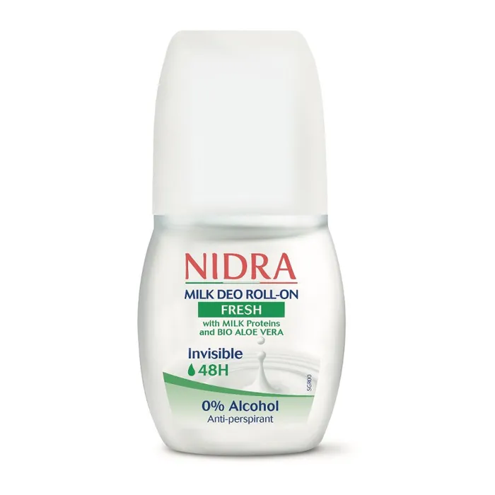 Дезодорант Nidra роликовый, женский, с молочными протеинами и алоэ, 50 мл