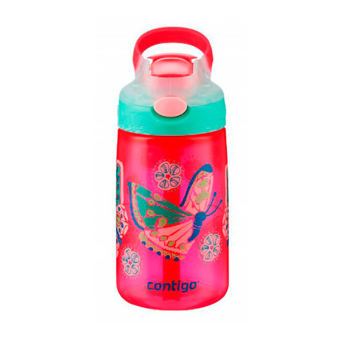 Бутылка Contigo Gizmo 0.42л розовый/зеленый пластик (2115036)