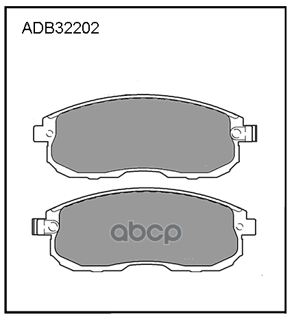 

ADB32202 колодки дисковые передние \ Nissan 200SX/Maxima 1.8T/2.0/3.0i 88-00 1шт