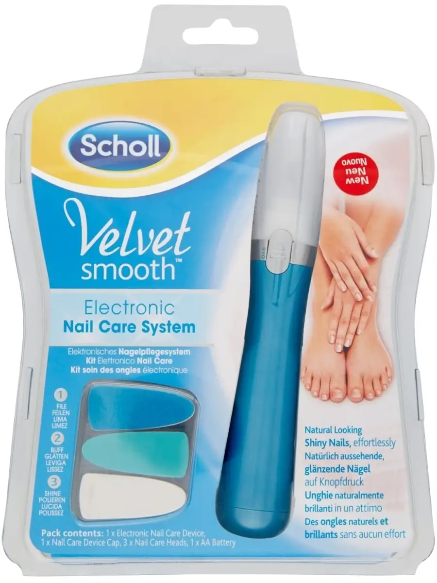 Электрическая пилка Scholl Velvet Smooth Для самой любимой для ногтей