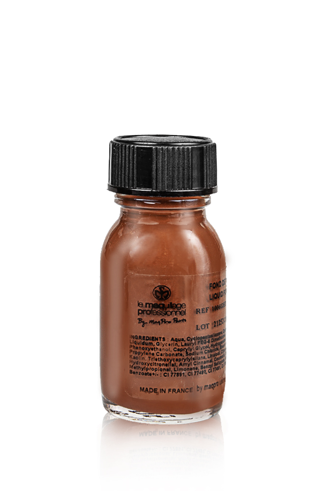 Аджастер MAQPRO для изменения оттенка тонального крема Dark Warm Теплый коричневый 15 мл