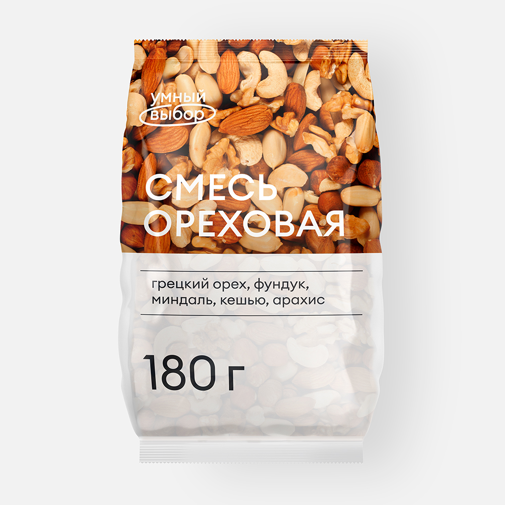 Смесь орехов Умный выбор 180 г 290₽