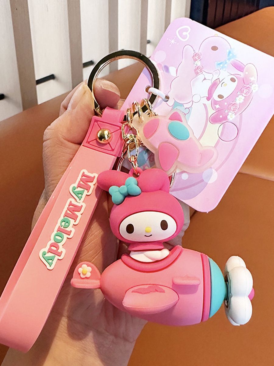 

Брелок женский STAREX My Melody на кукурузнике розовый, My Melody на кукурузнике