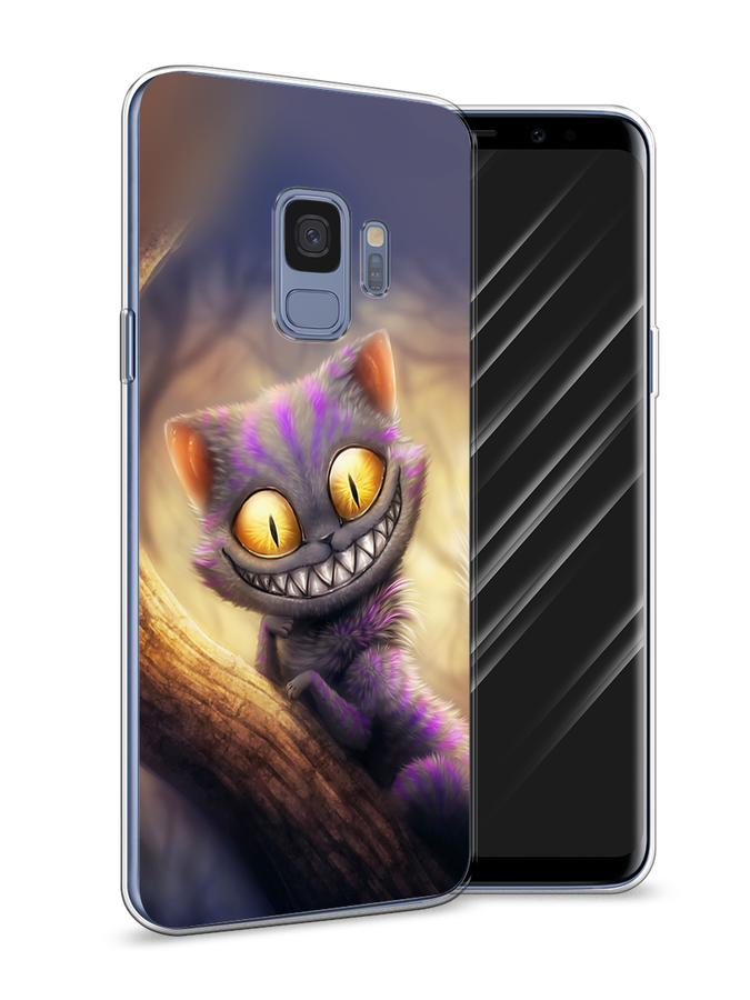 

Чехол Awog на Samsung Galaxy S9 "Cheshire Cat", Фиолетовый;желтый, 25750-1