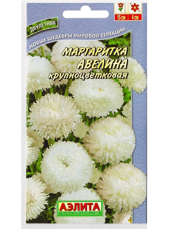

Семена цветов Аэлита Маргаритка Авелина двулетник