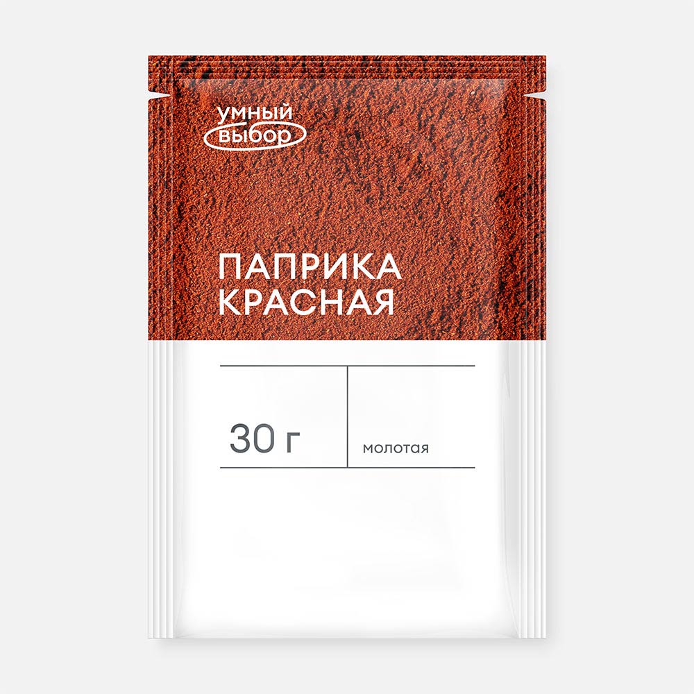 

Паприка Умный выбор красная, молотая, 30 г