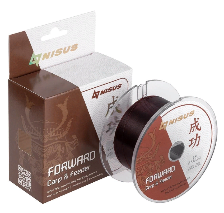 

Леска Nisus Forward Carp&Feeder brown, 0,309mm-150m, Nylon, (N-FCF-0309-150), Прозрачный