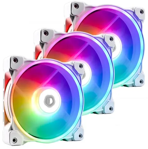 

Корпусной вентилятор ID-COOLING ARGB Series (ZF-12025-ARGB-TRIO-SNOW), ID-COOLING ARGB Series