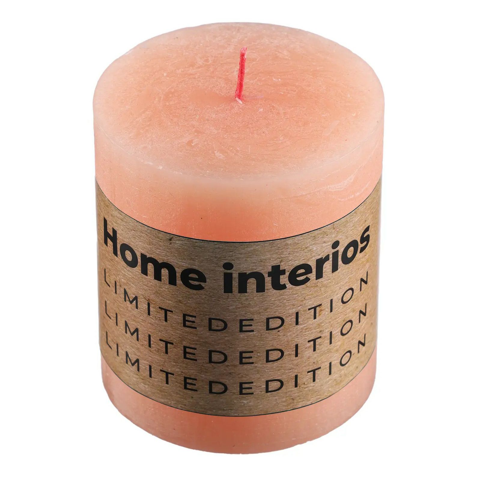 Свеча декоративная Home Interiors 7x8 см сливочная карамель