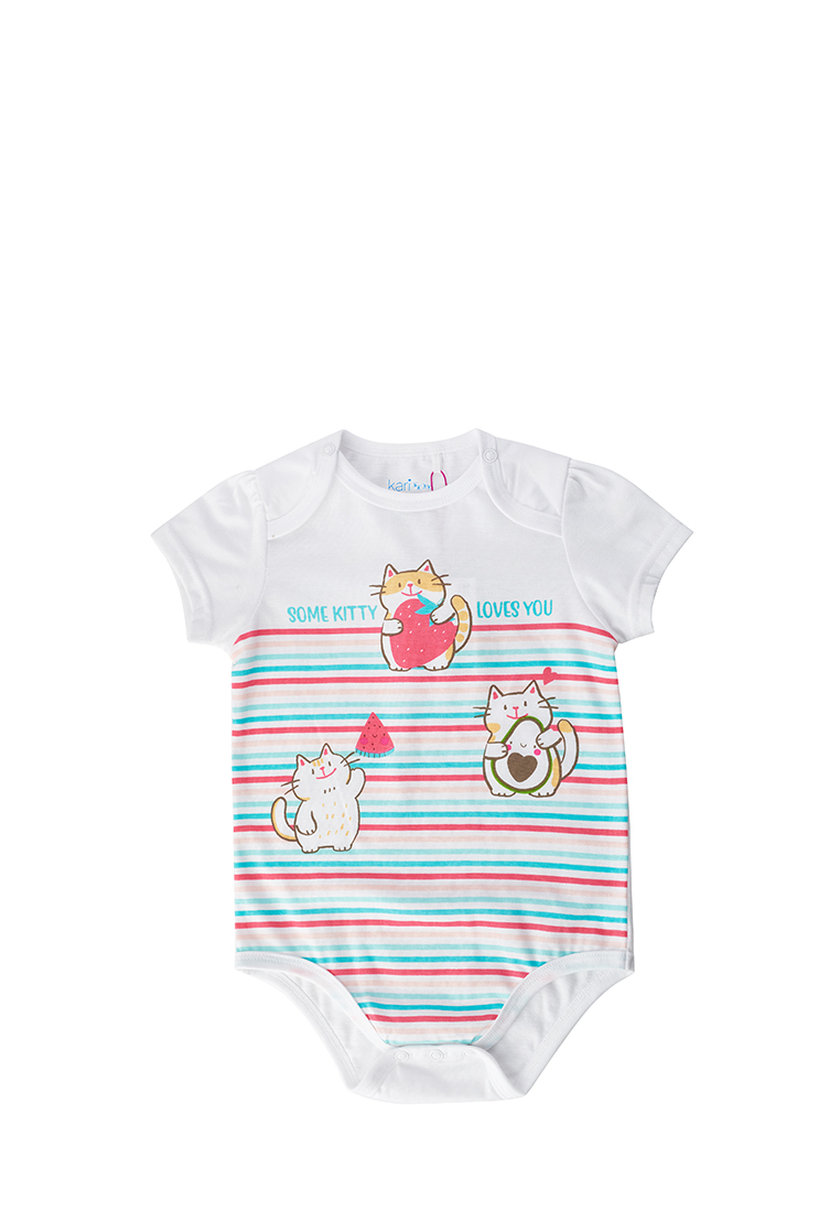 

Боди детское Kari baby SS22B171R1506 цв. белый р. 74, SS22B171R1506